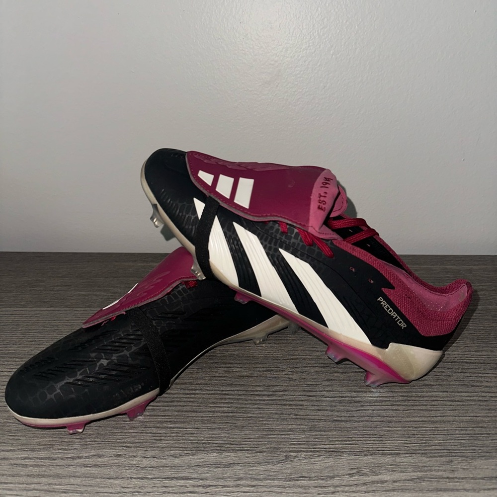 Adidas Predator 30 elite tongue FG - core black/off white size 10